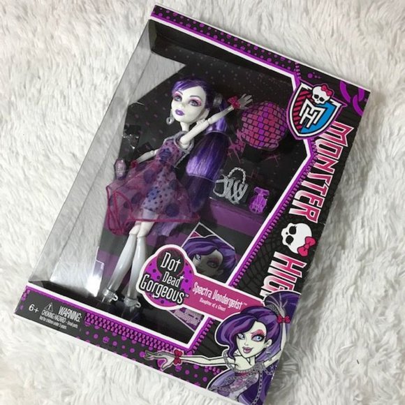 NWOT Monster High Dot Dead Gorgeous SPECTRA VONDERGEIST - Picture 4 of 16